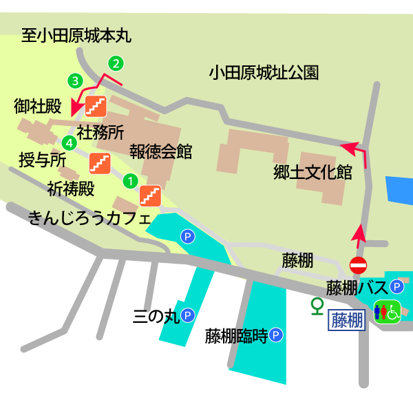 報徳二宮神社境内図
