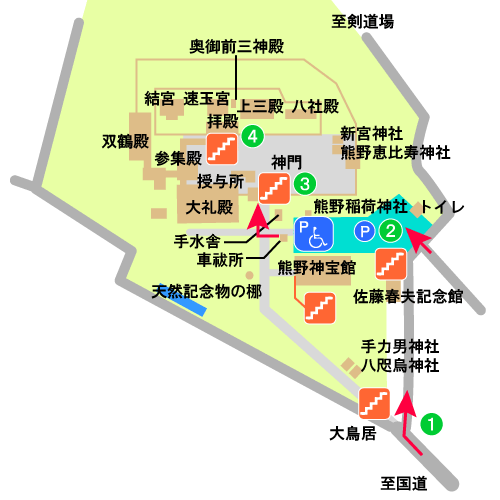 熊野速玉大社境内図