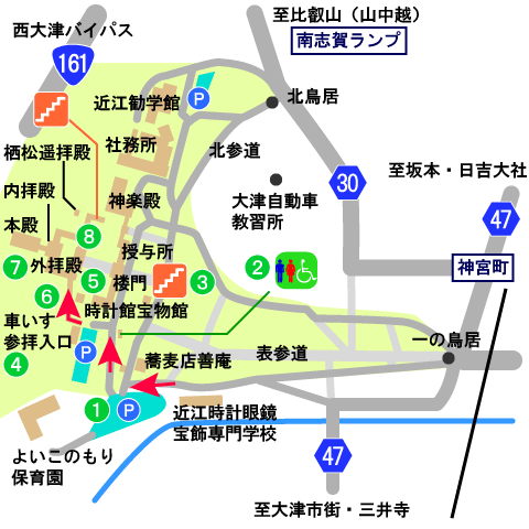 近江神宮境内図