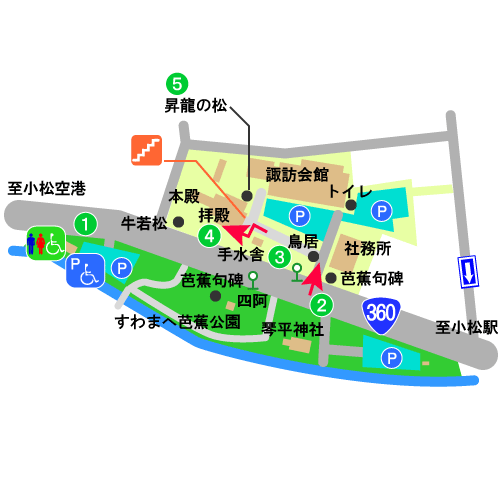 莵橋神社境内図
